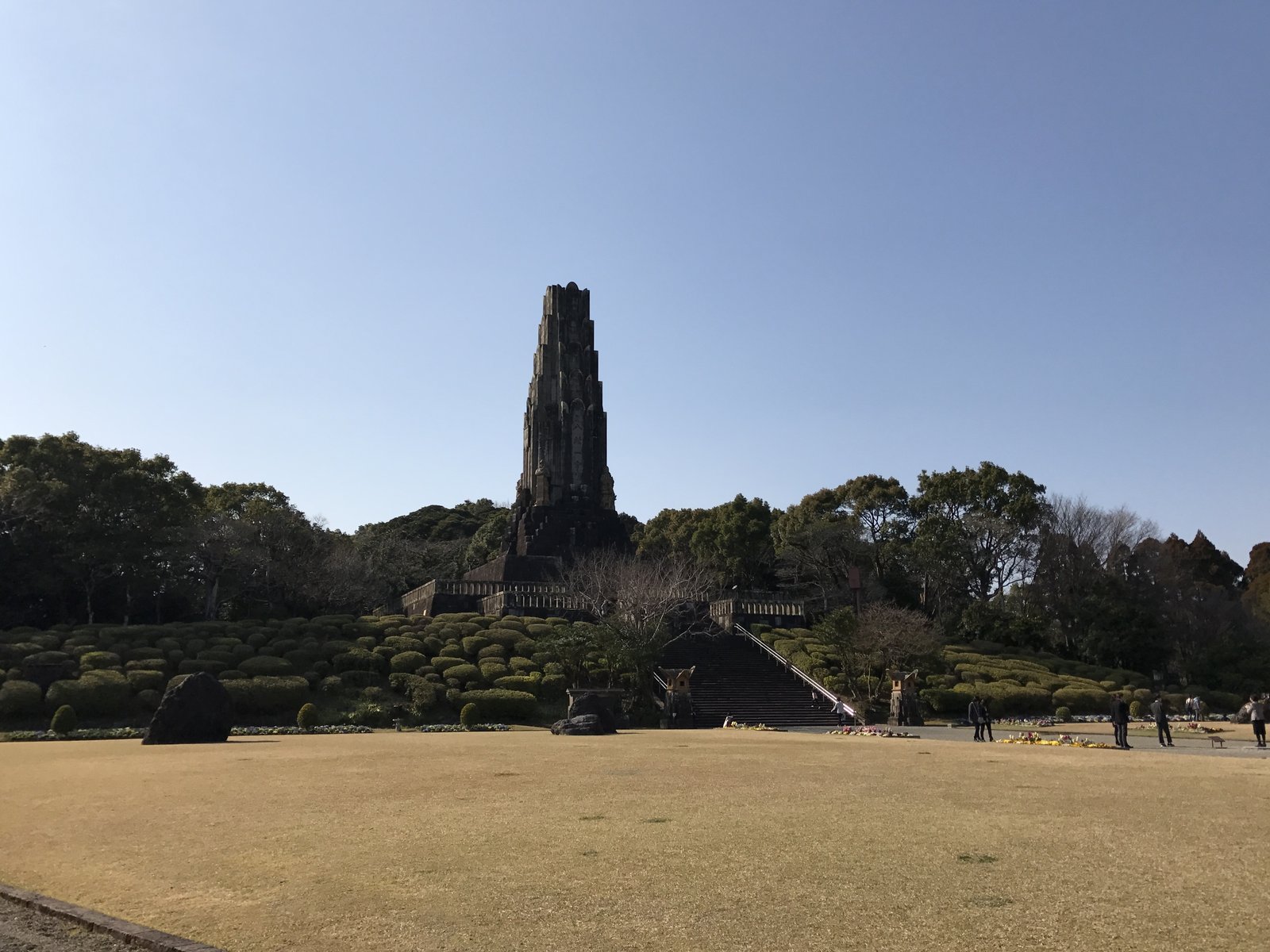 平和台公園から見る平和の塔