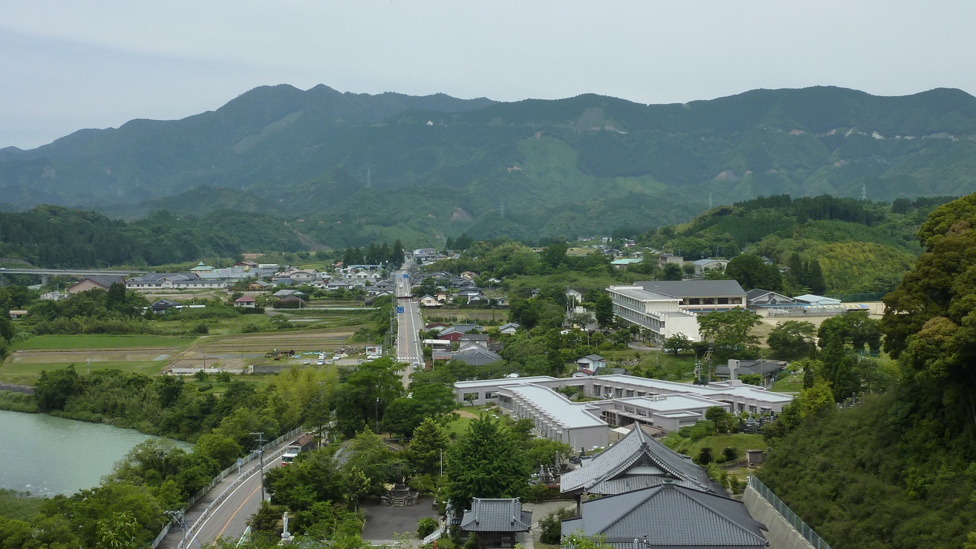 山陰地区の町並み