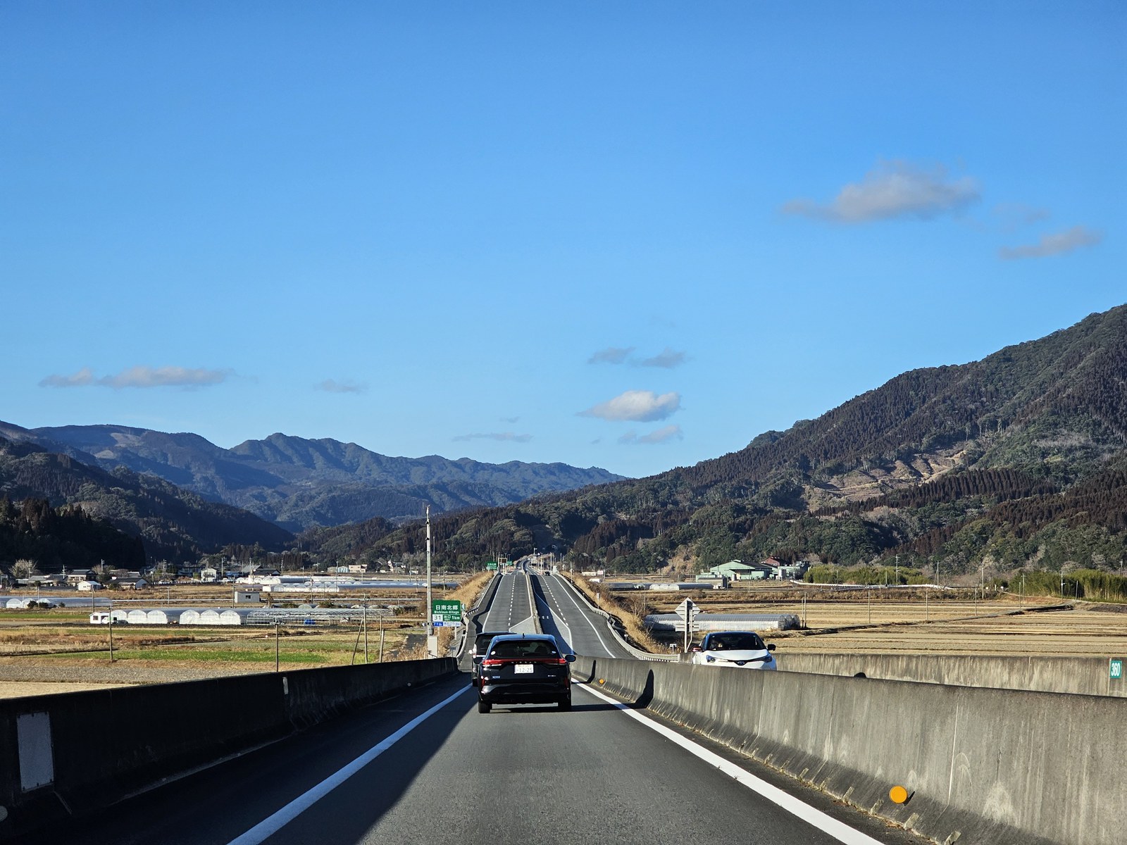 東九州自動車道・日南北郷IC付近