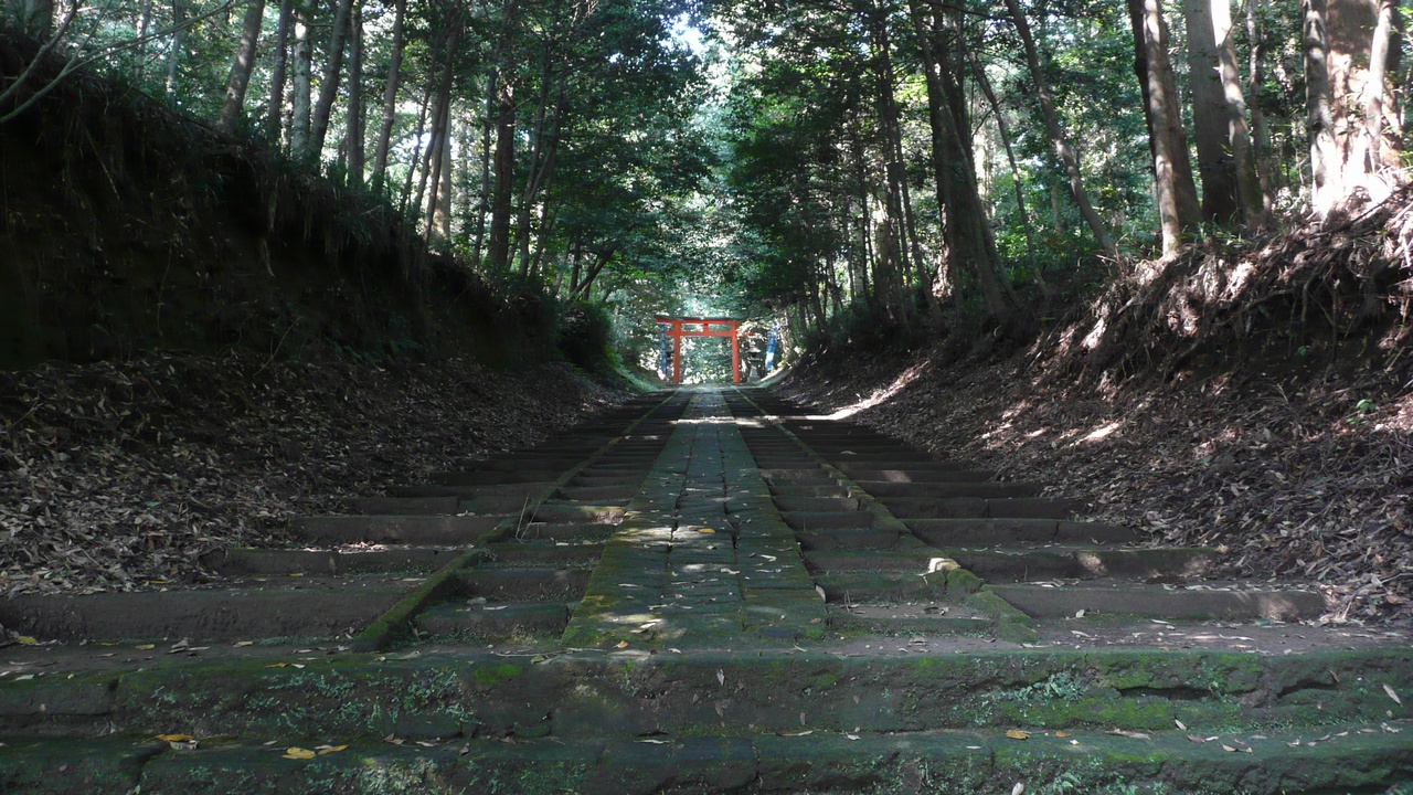 霧島岑神社の参道