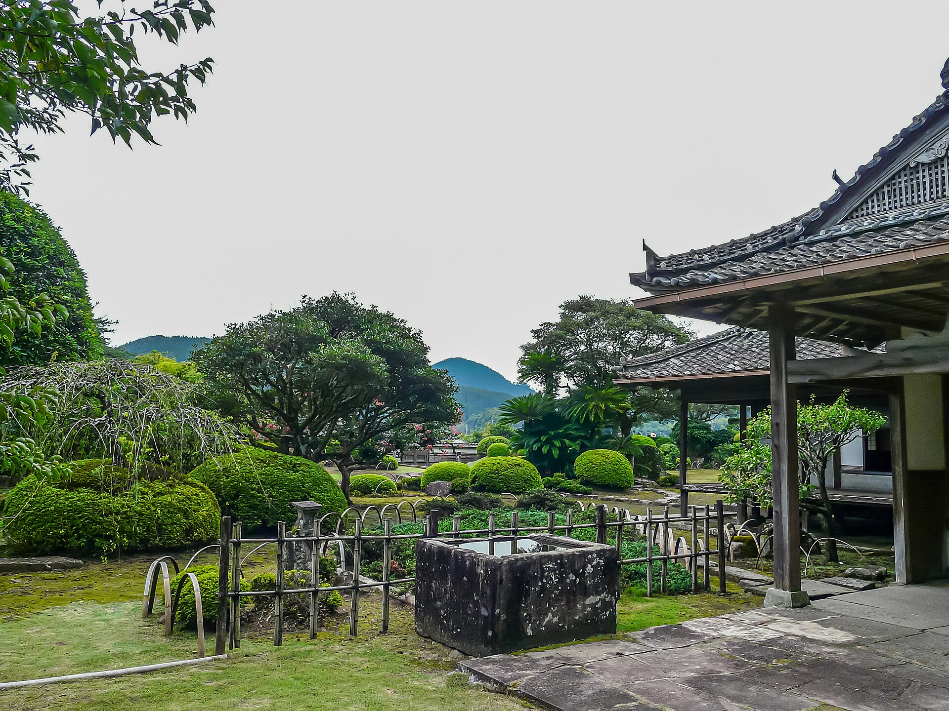 豫章館の庭園