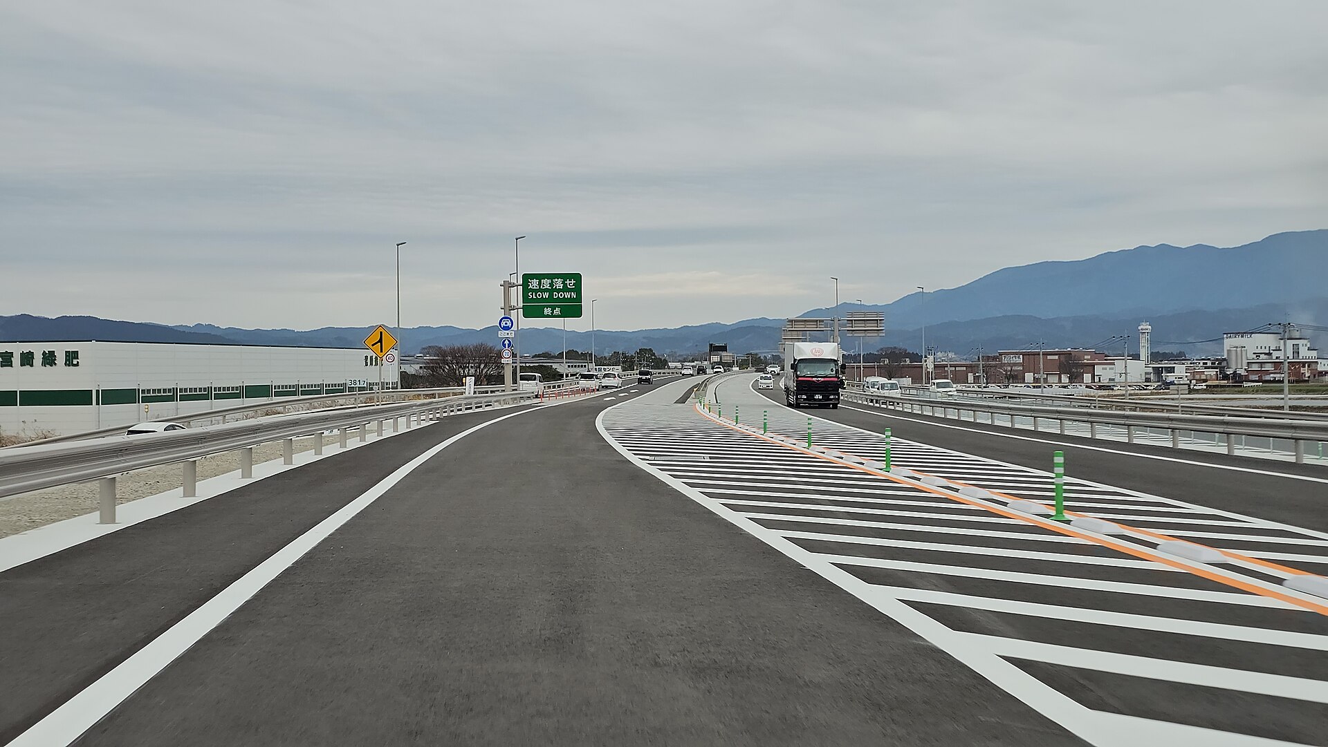 都城志布志道路の高木IC付近