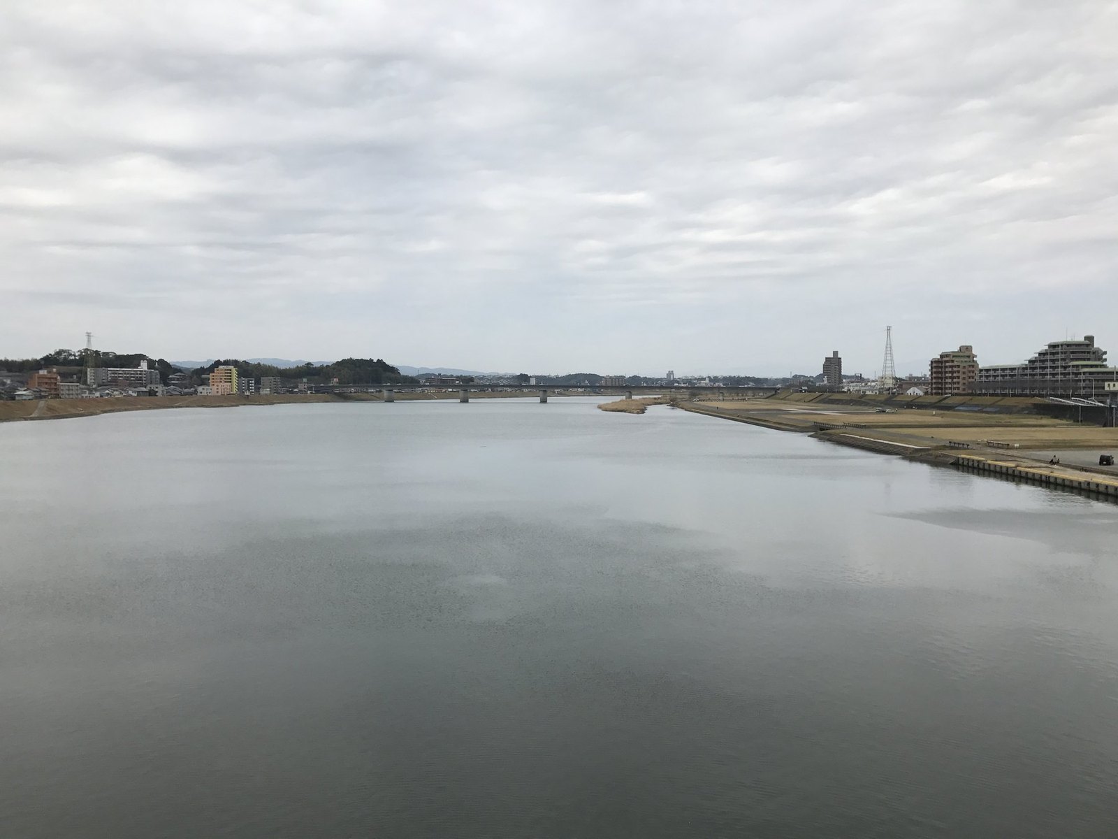 大淀川の水面