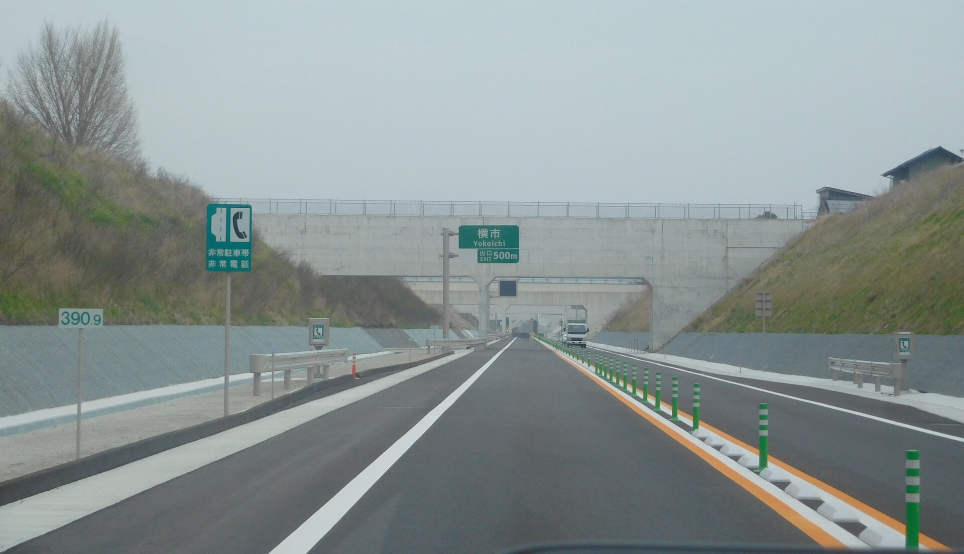 都城志布志道路の横市IC付近
